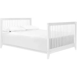 Babyletto Sprout 4-in-1 Convertible Crib With Toddler Bed Conversion Kit -Kid Furniture M10301W White Background 07 b8d858d8 4401 4af9 881c 39a60e4574fd