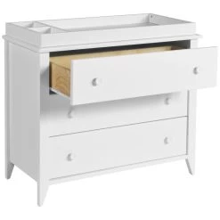 Babyletto Sprout 3-Drawer Changer Dresser With Removable Changing Tray 40 Babyletto Sprout 3-Drawer Changer Dresser With Removable Changing Tray -Kid Furniture M10323W White Background 02 8349b3c4 e72d 48f4 a99d fa1ca5a01ed9