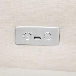 Babyletto Kiwi Electronic Recliner And Swivel Glider With USB Port -Kid Furniture M11288PCMEW White Background 05 907535f1 0236 4b9e 922e 47994657d2d4