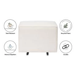 Babyletto Kiwi Gliding Ottoman -Kid Furniture M12685PCMEW White Background 02 887f1b1f 29f5 40fb a275 d2795b39dd0e