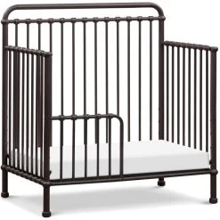 Namesake Winston 4-in-1 Convertible Mini Crib -Kid Furniture M15398UR White Background 03