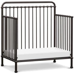 Namesake Winston 4-in-1 Convertible Mini Crib -Kid Furniture M15398UR White Background 04