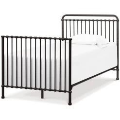 Namesake Winston 4-in-1 Convertible Mini Crib -Kid Furniture M15398UR White Background 05