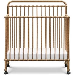 Namesake Winston 4-in-1 Convertible Mini Crib -Kid Furniture M15398VG White Background 02