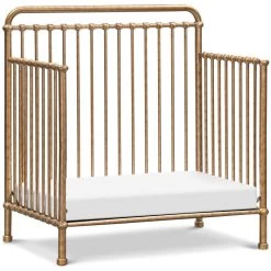 Namesake Winston 4-in-1 Convertible Mini Crib -Kid Furniture M15398VG White Background 04