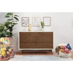 Babyletto Palma 7-Drawer Assembled Double Dresser -Kid Furniture M15916RWNL Lifestyle 07 db2855f4 b41a 46a9 971f c463e7c657bb