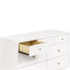 Babyletto Palma 7-Drawer Assembled Double Dresser -Kid Furniture M15916RW White Background 03 215ebdf1 f9c8 4081 a18a db0ce4f366bf