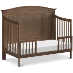 Namesake Durham 4-in-1 Convertible Crib -Kid Furniture M18301DB White Background 03