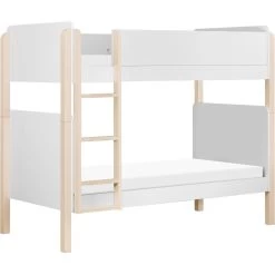 Babyletto TipToe Bunk Bed -Kid Furniture M18494WNX White Background Main 01 b5be35b0 ab81 4fb4 b7f3 aea3e7ed9856