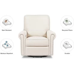 Namesake Linden Power Recliner 30 Namesake Linden Power Recliner -Kid Furniture M19287PCMEW White Background 02 e5401ed6 fc49 4185 a97b b6c4181e8db2