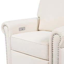 Namesake Linden Power Recliner 33 Namesake Linden Power Recliner -Kid Furniture M19287PCMEW White Background 05 072b6012 5f1b 426d 9a0c 9c85cb9d96e1