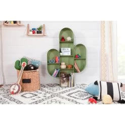 Babyletto Cactus Bookcase -Kid Furniture M20011SGR Lifestyle Main 02 dcb583e0 d704 455a 925a 40e010271489