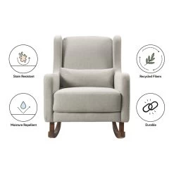 Babyletto Kai Rocker -Kid Furniture M20687PGET White Background 02