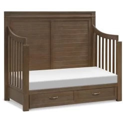 Namesake Wesley Farmhouse 4-in-1 Convertible Crib -Kid Furniture M21101SW White Background 04