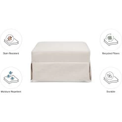 Namesake Crawford Gliding Ottoman -Kid Furniture M21785PCMEW White Background 02