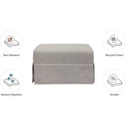 Namesake Crawford Gliding Ottoman -Kid Furniture M21785PGEW White Background 02