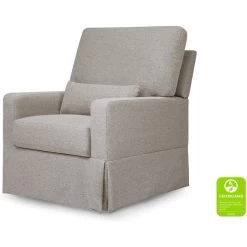 Namesake Crawford Pillowback Comfort Swivel Glider -Kid Furniture M21787PGEW White Background Main Greenguard 00