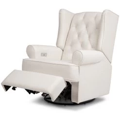 Namesake Harbour Electronic Recliner & Swivel Glider With USB Port -Kid Furniture M21987PCMEW White Background 03