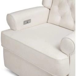 Namesake Harbour Electronic Recliner & Swivel Glider With USB Port -Kid Furniture M21987PCMEW White Background 05