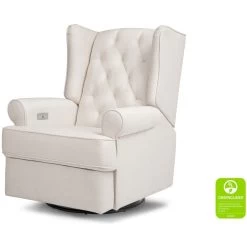 Namesake Harbour Electronic Recliner & Swivel Glider With USB Port -Kid Furniture M21987PCMEW White Background Main Greenguard 00