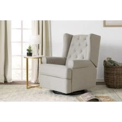 Namesake Harbour Electronic Recliner & Swivel Glider With USB Port -Kid Furniture M21987PGEW Lifestyle Main 08