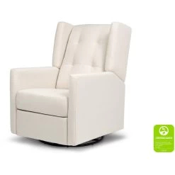 Franklin & Ben Austen Recliner And Swivel Glider -Kid Furniture M22087PNET White Background Main Greenguard 00