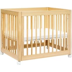 Babyletto Yuzu 8-in-1 Convertible Crib With All-Stages Conversion Kits 39 Babyletto Yuzu 8-in-1 Convertible Crib With All-Stages Conversion Kits -Kid Furniture M23401N White Background 08