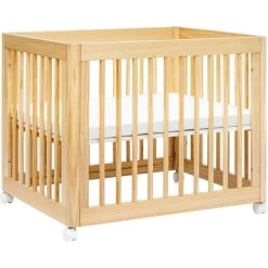 Babyletto Yuzu 8-in-1 Convertible Crib With All-Stages Conversion Kits 40 Babyletto Yuzu 8-in-1 Convertible Crib With All-Stages Conversion Kits -Kid Furniture M23401N White Background 09