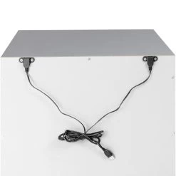 Babyletto Hudson Nightstand With USB Port -Kid Furniture M4260GW White Background 04 58263130 b7c7 4b6d 8812 877c2c9a5b4f