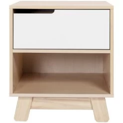 Babyletto Hudson Nightstand With USB Port -Kid Furniture M4260NXW White Background 01 c04973aa 95df 45fd 972a 3be573784ff3