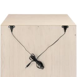 Babyletto Hudson Nightstand With USB Port -Kid Furniture M4260NXW White Background 04 4de2f044 28f0 4ab1 b2c3 c7b378adb9d3