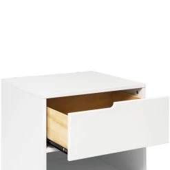 Babyletto Hudson Nightstand With USB Port -Kid Furniture M4260W White Background 03 e7c1c71e 8cb6 4733 a8d1 dcbc9b5ed18a