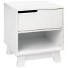 Babyletto Hudson Nightstand With USB Port 2 Babyletto Hudson Nightstand With USB Port -Kid Furniture M4260W White Background Main 00 02bf2796 0b4d 4cce a70f 325b0725bff2