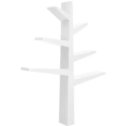Babyletto Spruce Tree Bookcase -Kid Furniture M4626W White Background Main 00 a2ee8580 b354 41a0 8571 3ff198da5928
