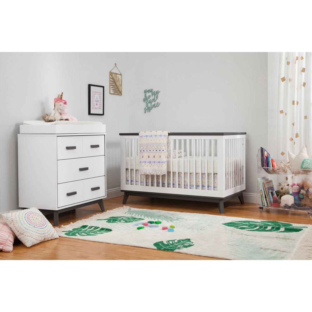Babyletto Scoot 3-in-1 Convertible Crib With Toddler Bed Conversion Kit 7 Babyletto Scoot 3-in-1 Convertible Crib With Toddler Bed Conversion Kit - Image 5