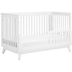 Babyletto Scoot 3-in-1 Convertible Crib With Toddler Bed Conversion Kit 40 Babyletto Scoot 3-in-1 Convertible Crib With Toddler Bed Conversion Kit -Kid Furniture M5801W White Background 03 657db57d 229c 42eb 99ec f2a8c9281a6f