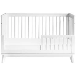 Babyletto Scoot 3-in-1 Convertible Crib With Toddler Bed Conversion Kit 41 Babyletto Scoot 3-in-1 Convertible Crib With Toddler Bed Conversion Kit -Kid Furniture M5801W White Background 04 6da1901b 3332 4d45 b8bc 93cd50fcacf6