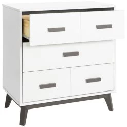 Babyletto Scoot 3-Drawer Changer Dresser With Removable Changing Tray -Kid Furniture M5823SLW White Background 06 95fc08b6 ffa2 4ec1 a3ef 780b371b3b34