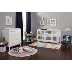 Babyletto Scoot 3-Drawer Changer Dresser With Removable Changing Tray -Kid Furniture M5823W Lifestyle 09 03148cfc 15a1 47dc 82f2 1e686a17daae