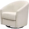 Babyletto Madison Swivel Glider -Kid Furniture M5887WB White Background Main 01