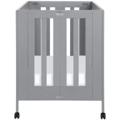 Babyletto Maki Full-Size Folding Crib With Toddler Bed Conversion Kit -Kid Furniture M6601G White Background 03 8de93678 4b65 4ce5 aa48 f0825d4cd786