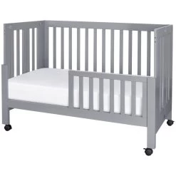 Babyletto Maki Full-Size Folding Crib With Toddler Bed Conversion Kit -Kid Furniture M6601G White Background 09 0be025a0 c352 47d5 a518 4fd65782a33e