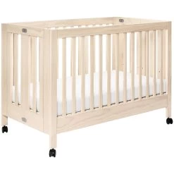 Babyletto Maki Full-Size Folding Crib With Toddler Bed Conversion Kit -Kid Furniture M6601NX White Background Main 00 1c4cf734 0ef4 458d 9452 28ad27c58947