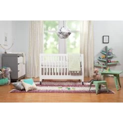 Babyletto Maki Full-Size Folding Crib With Toddler Bed Conversion Kit -Kid Furniture M6601W Lifestyle 14 e60fb80f 6e81 4771 819e 4e8d6d6e4252