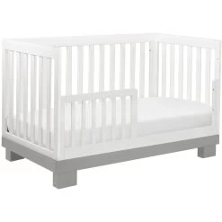 Babyletto Modo 3-in-1 Convertible Crib With Toddler Bed Conversion Kit 40 Babyletto Modo 3-in-1 Convertible Crib With Toddler Bed Conversion Kit -Kid Furniture M6701GW White Background 03 4da2511f 14bc 4b4b bf7e d31e4c4f0429