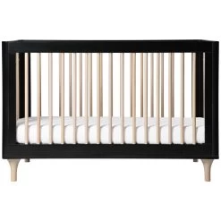 Babyletto Lolly 3-in-1 Convertible Crib With Toddler Bed Conversion Kit -Kid Furniture M9001BNX White Background 02 ba4ccdf0 919a 4eb9 9a32 a5f17c3872fa