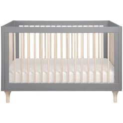 Babyletto Lolly 3-in-1 Convertible Crib With Toddler Bed Conversion Kit -Kid Furniture M9001GNX White Background 02 ee55d1f5 6f84 40b2 87b0 dc6ead92c903