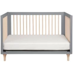 Babyletto Lolly 3-in-1 Convertible Crib With Toddler Bed Conversion Kit -Kid Furniture M9001GNX White Background 06 3a8083e7 0f09 4de2 94bf 67c3c1ad997c