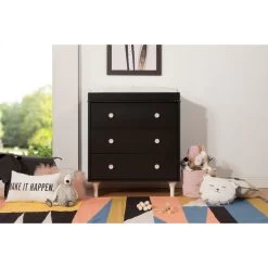 Babyletto Lolly 3-Drawer Changer Dresser With Removable Changing Tray 27 Babyletto Lolly 3-Drawer Changer Dresser With Removable Changing Tray -Kid Furniture M9023BNX Lifestyle Main 03