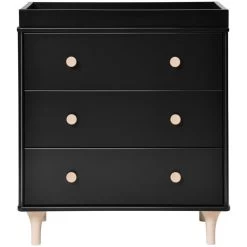 Babyletto Lolly 3-Drawer Changer Dresser With Removable Changing Tray 28 Babyletto Lolly 3-Drawer Changer Dresser With Removable Changing Tray -Kid Furniture M9023BNX White Background 01